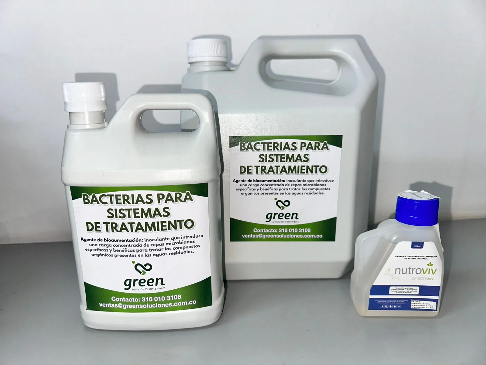 Bacterias y Enzimas Green